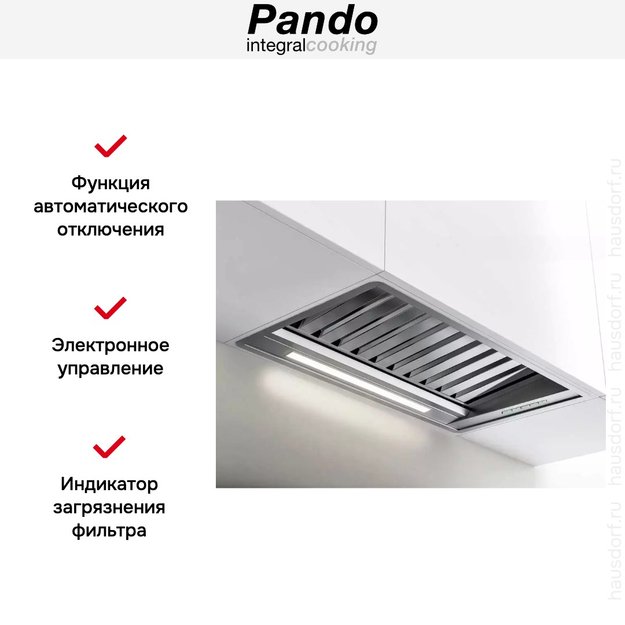 Встраиваемая вытяжка Pando PRO/52 INOX V.1050 SEC PLUS (preview 5)