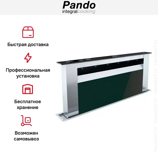 Встраиваемая в столешницу вытяжка Pando E-350/90 IX-CR NE 1350 INT/EXT (preview 8)