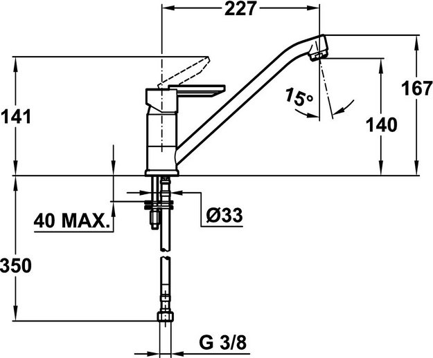 Смеситель Teka ML TG CHOCOLATE BROWN (фото 3) Смеситель Teka ML TG CHOCOLATE BROWN (preview 3)