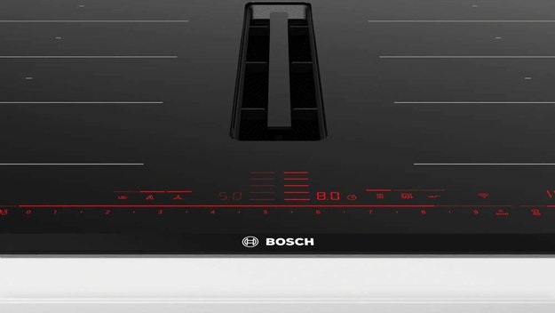 Индукционная варочная панель с вытяжкой Bosch PXX875D57E (preview 2)