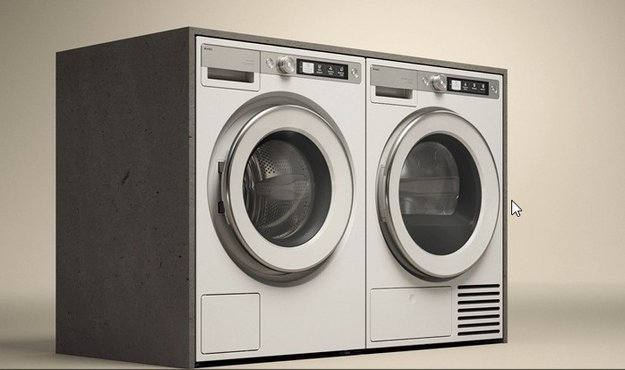 Профессиональная сушильная машина Asko TDC145 V G (video 3)