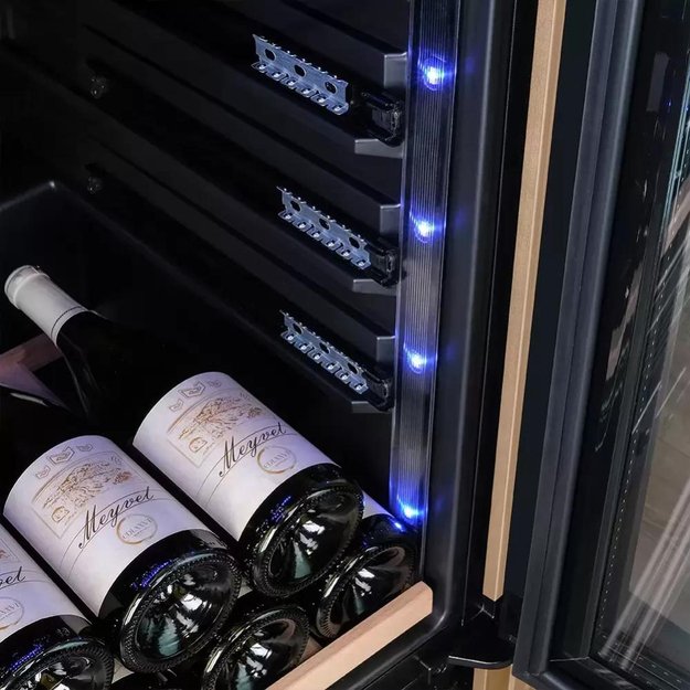 Винный шкаф Meyvel MV99PRO-KBT2 (Натуральный бук) (preview 11)