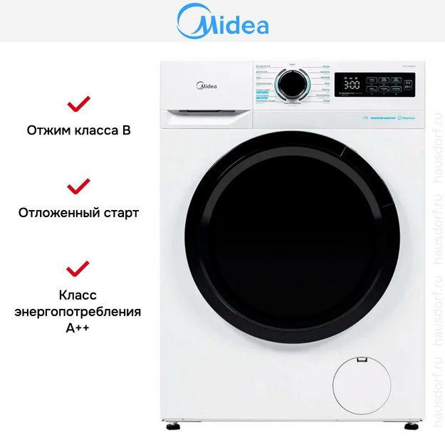 Стиральная машина Midea MF11914BS53/W (preview 9)