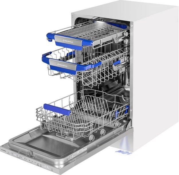 Встраиваемая посудомоечная машина Maunfeld MLP45330T Smart Beam Inverter Wi-Fi (preview 5)
