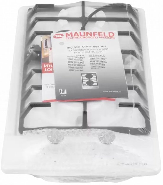 Газовая варочная панель MAUNFELD EGHE.32.6CW/G (preview 20)