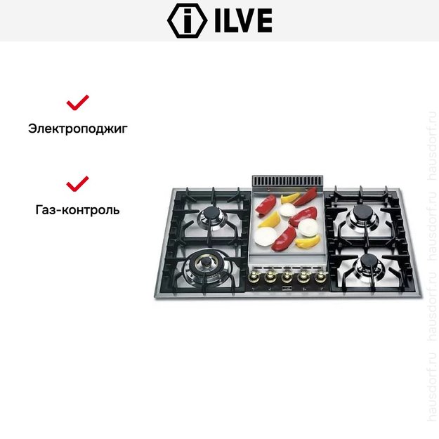 Варочная панель Ilve HP95FC-N (фото 3) Варочная панель Ilve HP95FC-N (preview 3)