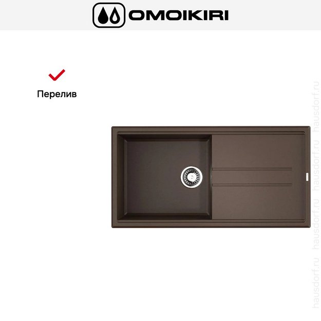 Мойка Omoikiri TEDORI 100 DC (preview 7)