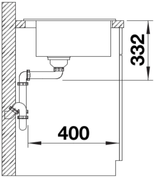 Мойка BLANCO NAYA 5 Silgranit серый беж (preview 4)