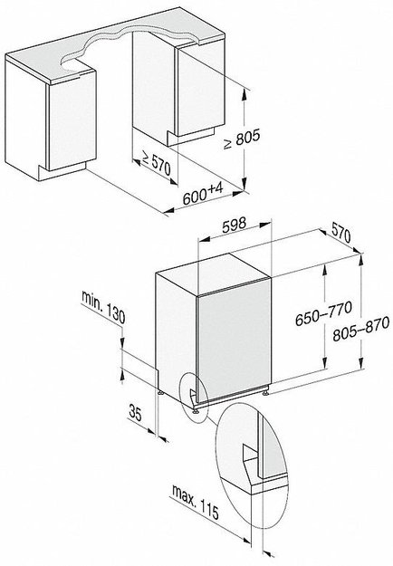 Встраиваемая посудомоечная машина Miele G 7590 SCVi новая с витрины (preview 4)