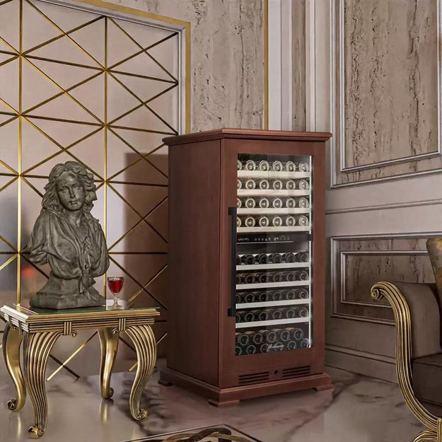 Винный шкаф Meyvel MV99PRO-KBT2 (Итальянский орех) (фото 2) Винный шкаф Meyvel MV99PRO-KBT2 (Итальянский орех) (preview 2)