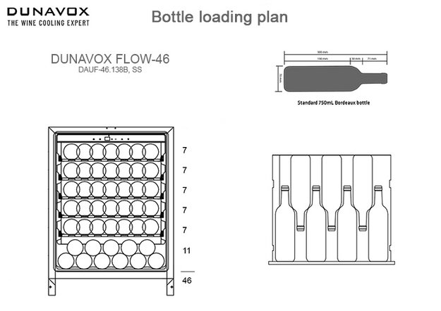 Встраиваемый винный шкаф Dunavox DAUF-46.138C (фото 1) Встраиваемый винный шкаф Dunavox DAUF-46.138C (preview 1)