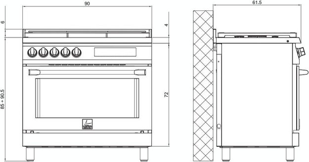 Варочный центр Lofra ABPG96WMFT/AEO (фото 6) Варочный центр Lofra ABPG96WMFT/AEO (preview 6)