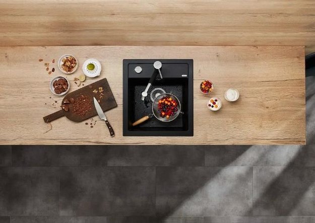 Мойка BLANCO DALAGO 45 Silgranit черный, клапан-автомат (фото 4) Мойка BLANCO DALAGO 45 Silgranit черный, клапан-автомат (preview 4)