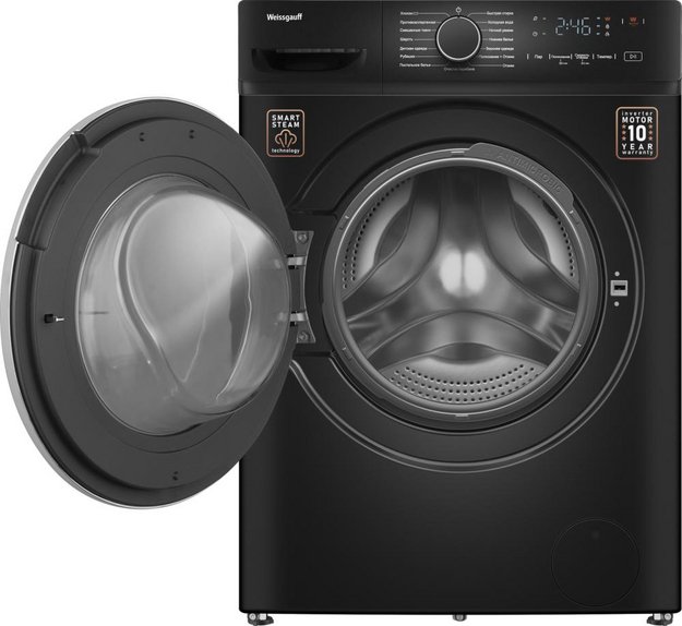 Стиральная машина Weissgauff WM 4627 Touch Inverter Steam Black (preview 2)