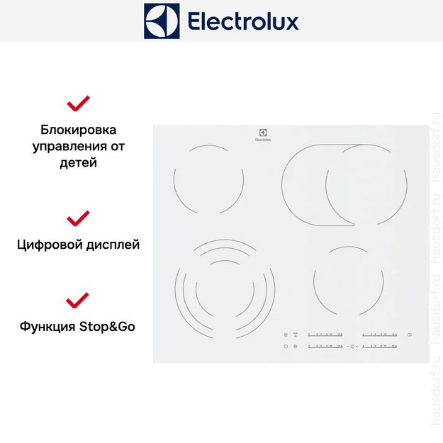 Варочная панель Electrolux EHF 96547 SW (preview 5)
