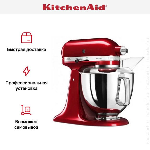 Миксер KitchenAid 5KSM175PSECA (preview 11)