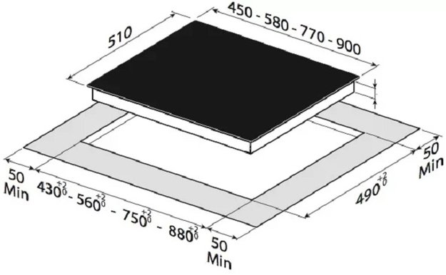 Варочная поверхность Korting HK 4103 BX (preview 2)