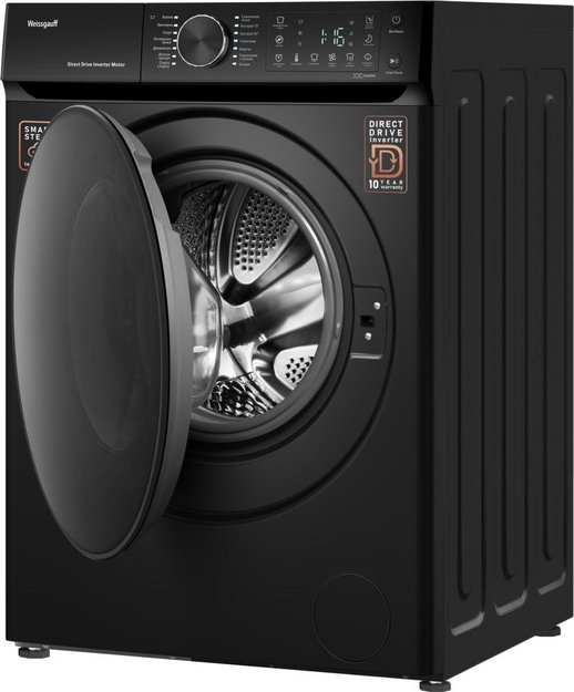 Стиральная машина Weissgauff WM 59411 Direct Drive Inverter Steam Matt Black (preview 5)