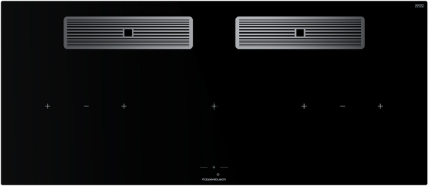 Индукционная варочная поверхность с вытяжкой Kuppersbusch KMI 12850.0 SR-S Silver Chrome (preview 1)