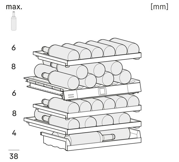 Встраиваемый винный шкаф Liebherr UWpri 3782 Vinidor Selection (preview 6)