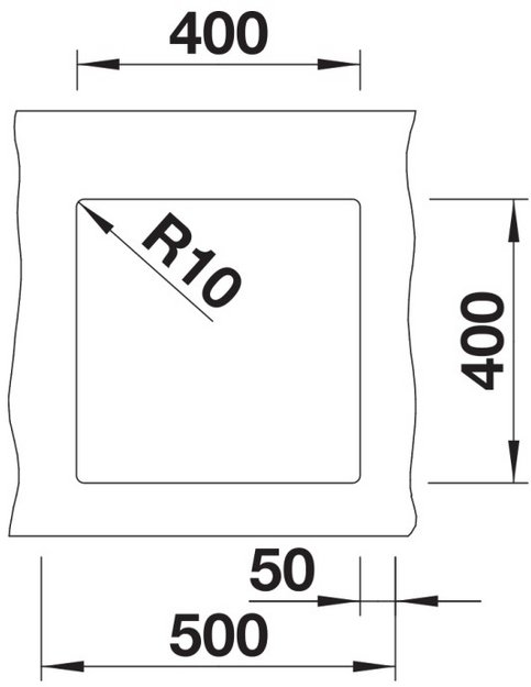 Мойка BLANCO SUBLINE 400-U Silgranit черный (preview 6)