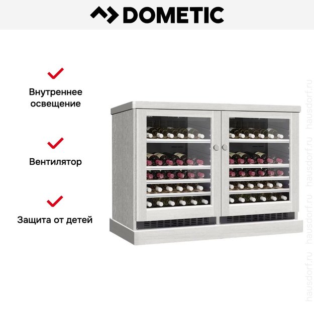 Винный шкаф Dometic C50G Double Wooden Loft White (preview 7)