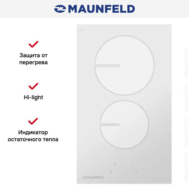 Варочная панель Maunfeld MVCE31.2HL.SZ-WH (фото 3) Варочная панель Maunfeld MVCE31.2HL.SZ-WH (preview 3)