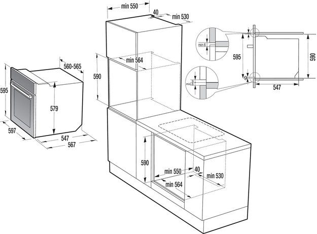 Духовой шкаф Gorenje BOP658ST новый с витрины (preview 4)