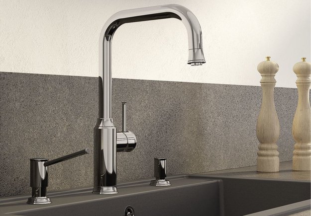 Дозатор для жидкого мыла Blanco LIVIA 521293 манган (preview 2)