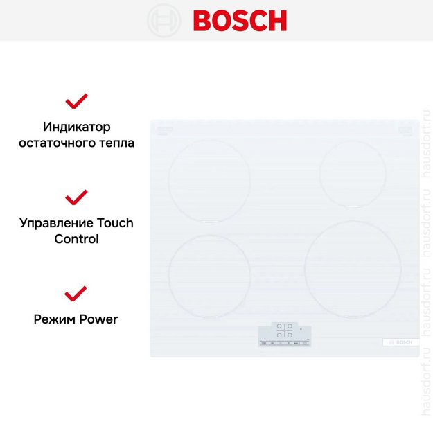 Индукционная варочная панель Bosch PUE612BB1E (preview 6)