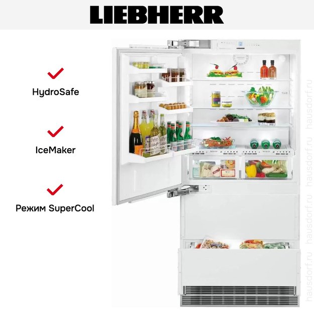 Встраиваемый холодильник Liebherr ECBN 6156 Premium Plus NoFrost (фото 8) Встраиваемый холодильник Liebherr ECBN 6156 Premium Plus NoFrost (preview 8)