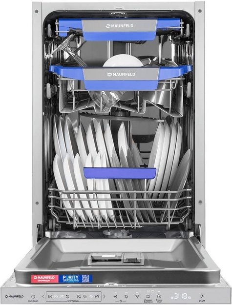 Встраиваемая посудомоечная машина Maunfeld MLP45330T Smart Beam Inverter Wi-Fi (preview 3)