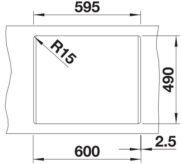 Мойка BLANCO NAYA 6 Silgranit черный (фото 3) Мойка BLANCO NAYA 6 Silgranit черный (preview 3)