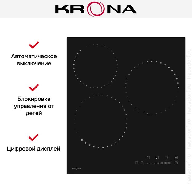 Электрическая варочная поверхность KRONA CORTO 45 BL (preview 5)