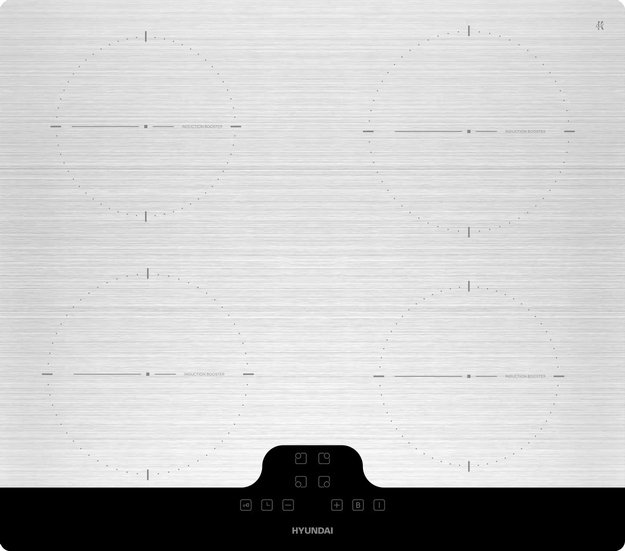 Индукционная варочная панель Hyundai HHI 6772 GR (preview 2)