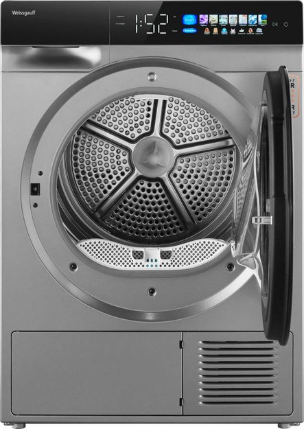 Сушильная машина Weissgauff WD 998 Heat Pump Full Touch Silver (preview 2)