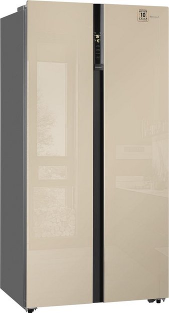 Отдельностоящий холодильник с инвертором Weissgauff WSBS 600 BeG NoFrost Inverter (preview 7)