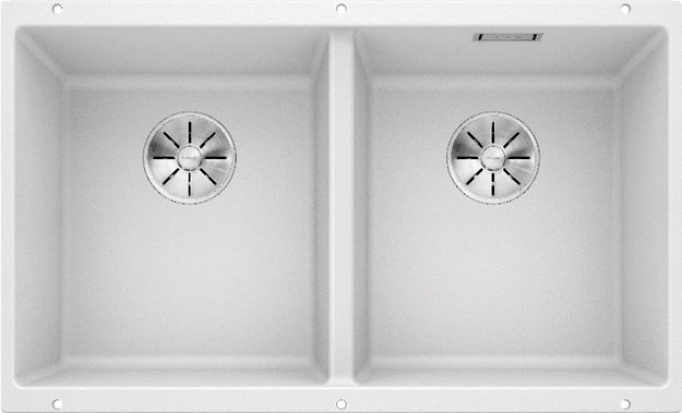 Мойка BLANCO SUBLINE 350/350-U Silgranit белый (фото 1) Мойка BLANCO SUBLINE 350/350-U Silgranit белый (preview 1)