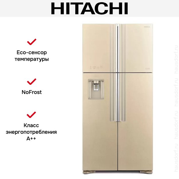 Холодильник Hitachi R-W 660 PUC7 GBE (preview 8)