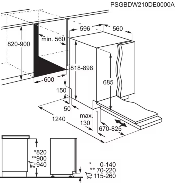 Встраиваемая посудомоечная машина AEG FSE75768P (preview 8)