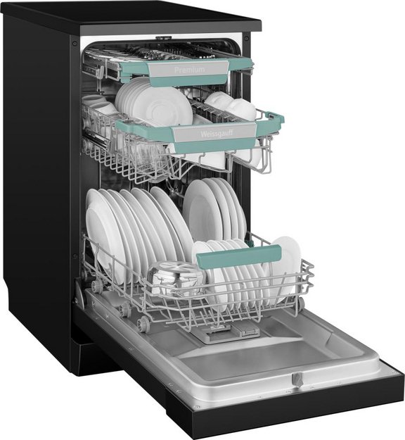 Посудомоечная машина Weissgauff DW 4539 Inverter Touch AutoOpen Black (preview 9)