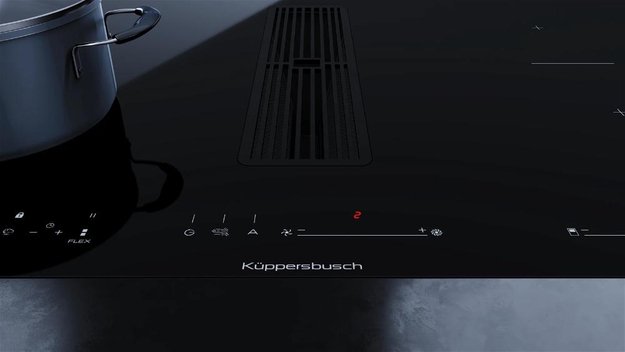 Варочная панель с вытяжкой Kuppersbusch KMI 8590.0 SR Black Velvet (preview 4)