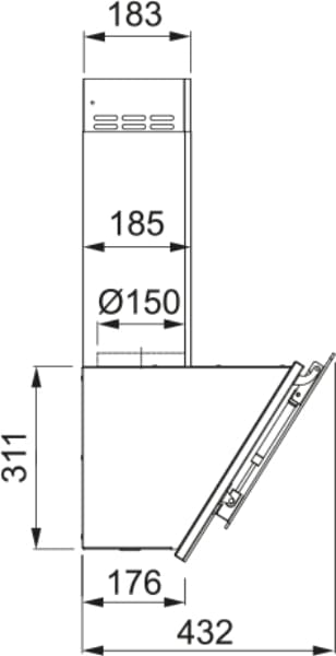 Вытяжка Franke TEMPER 50 WH (фото 9) Вытяжка Franke TEMPER 50 WH (preview 9)