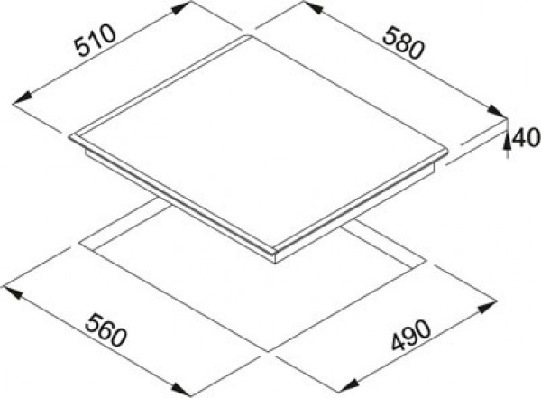 Независимая индукционная  варочная панель Franke FH 604-1 4I T PWL (preview 3)