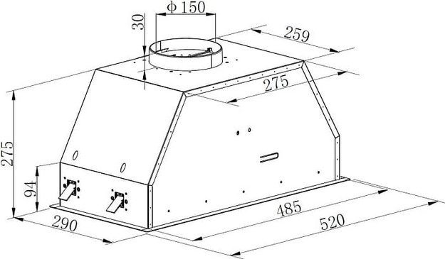 Встраиваемая вытяжка Korting KHI 6892 DGN (preview 13)