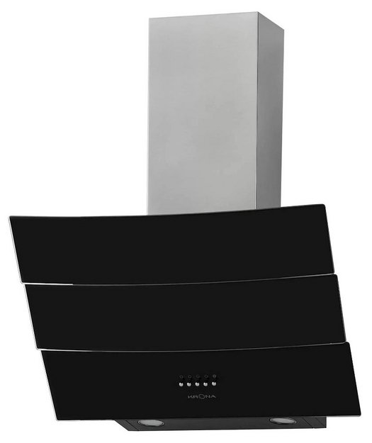 Вытяжка KRONA INGA 600 inox/black push button (фото 1) Вытяжка KRONA INGA 600 inox/black push button (preview 1)