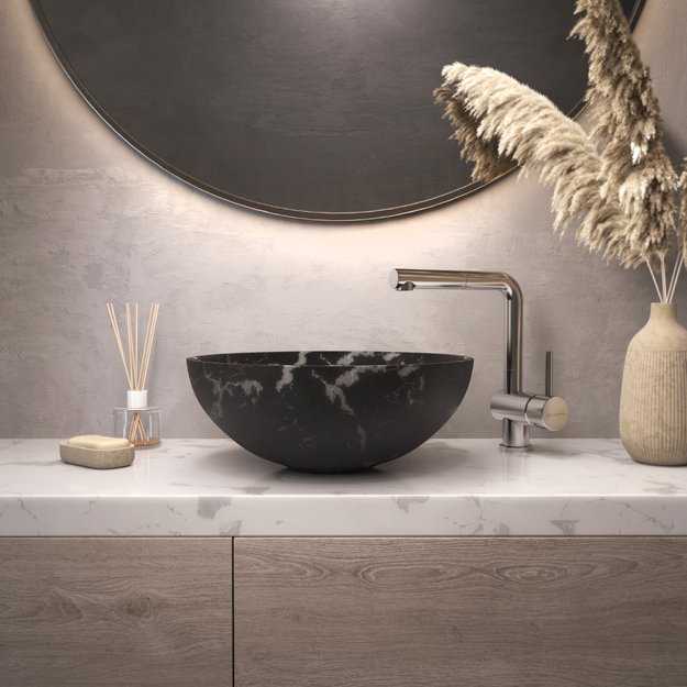 Раковина для ванны Omoikiri Hitomi-WH Marble (preview 3)