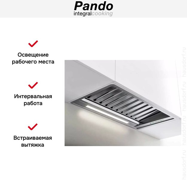 Встраиваемая вытяжка Pando PRO/52 INOX V.1050 SEC PLUS (preview 6)
