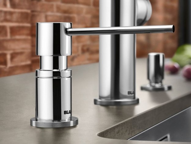 Дозатор для жидкого мыла Blanco Lato сатин темная сталь 527743 (preview 5)