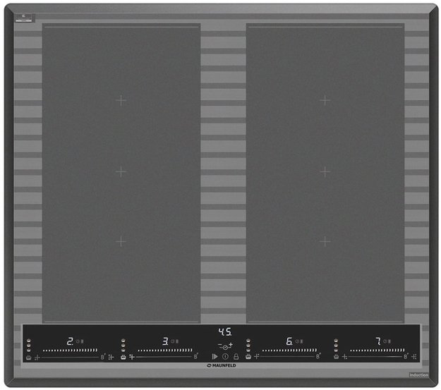 Индукционная варочная панель Maunfeld CVI594SF2MDGR LUX Inverter (фото 1) Индукционная варочная панель Maunfeld CVI594SF2MDGR LUX Inverter (preview 1)